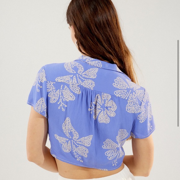 Purple Hibiscus Top ASO Sarah Cameron - Picture 4 of 6